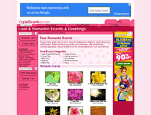 Tablet Screenshot of cupidecards.com